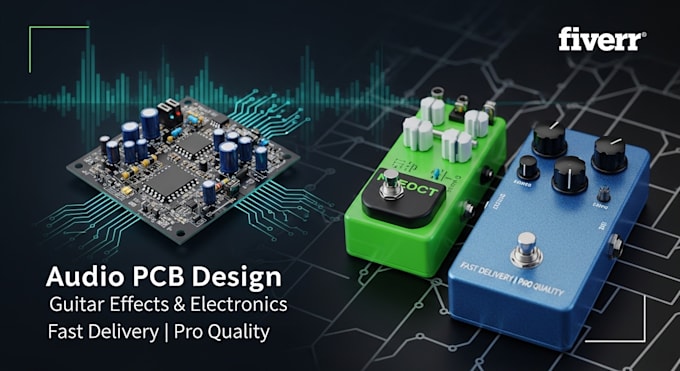 audio pcb design for guitar pedals, electronic circuits, mixer preamps amplifier