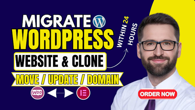 move, clone, migrate, customize wordpress website and update business website