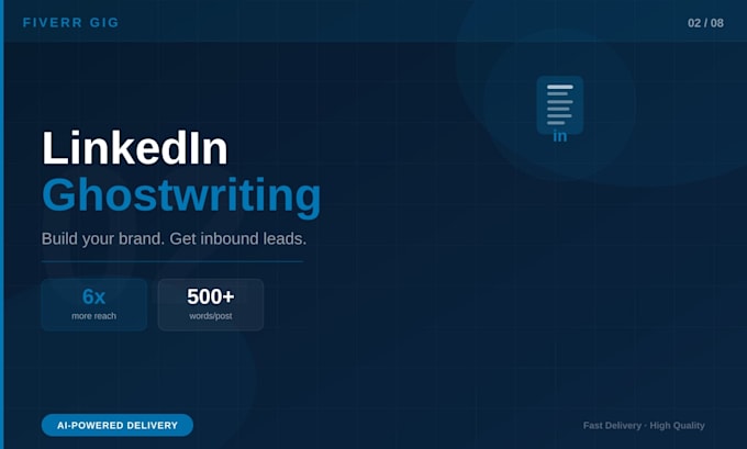 linkedin content and ghostwriting for founders