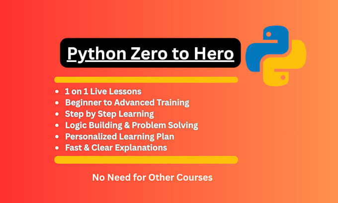 make you a python programmer from zero to hero course