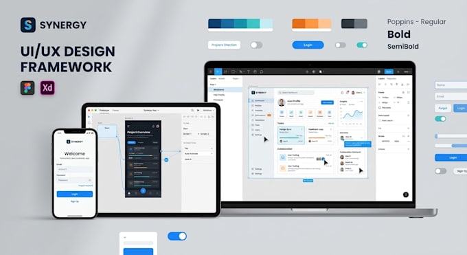 create UI UX using figma and adobe xd