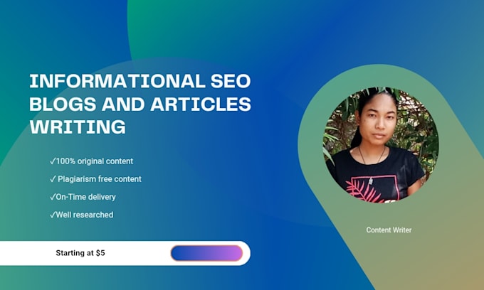 write seo friendly blogs and articles