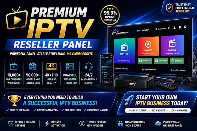 set up reseller panel strong 8k, sltv panel, lion ott, mega ott, dream 4k