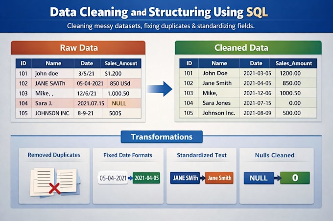 write sql queries, optimize, and fix your database