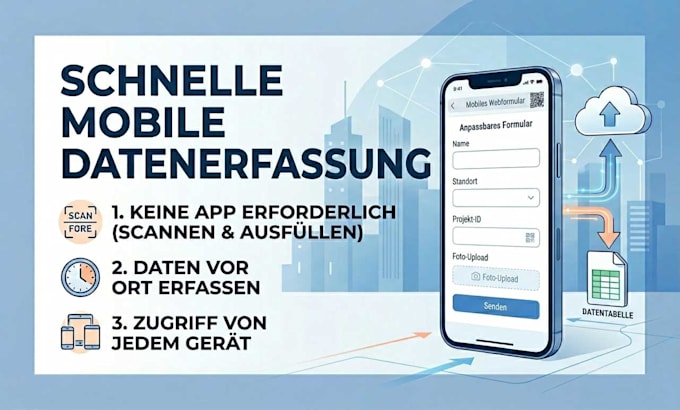 mobile datenerfassung und digitale formulare ohne app installation