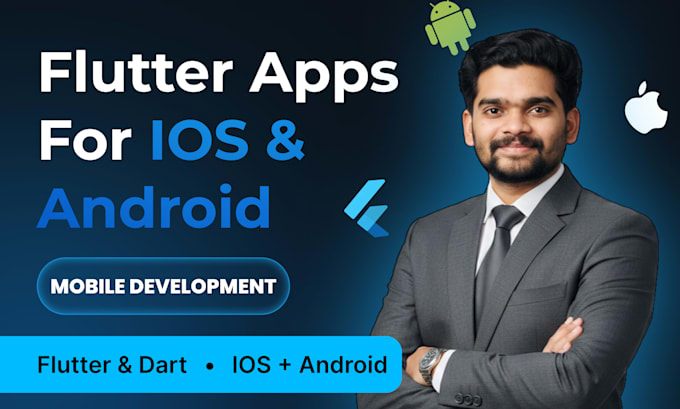 develop a cross platform ios and android app using flutter
