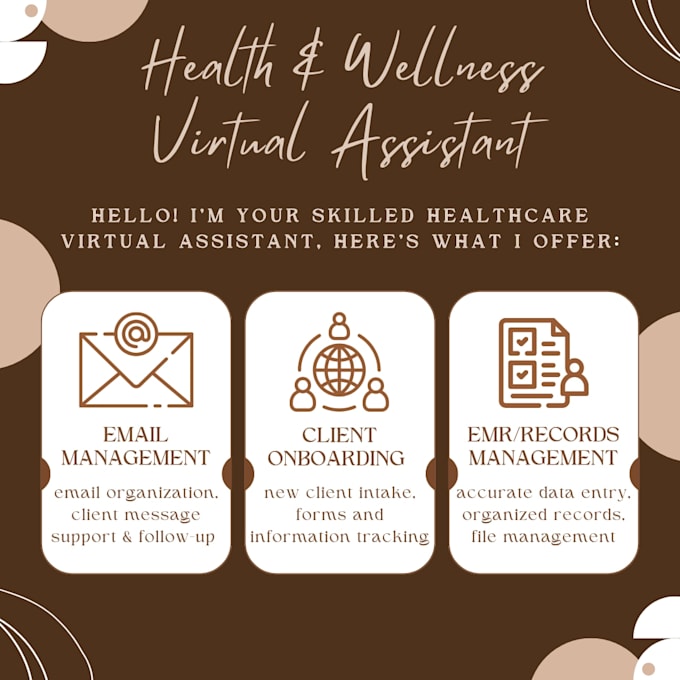 be your healthcare virtual assistant