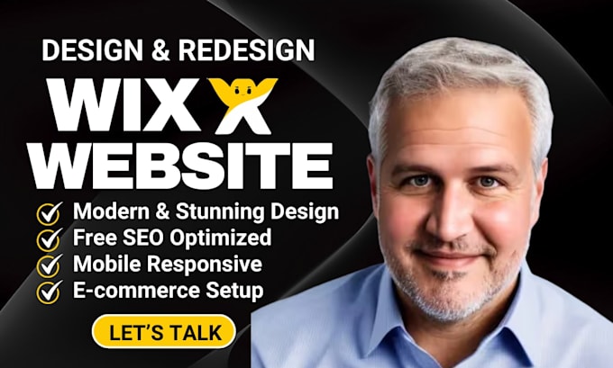 build wix website design, wix redesign, wix website development as wix developer
