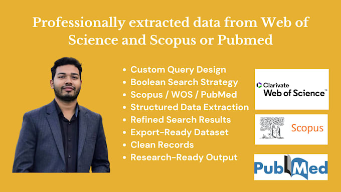 extract bibliometric data from web of science and scopus using custom queries