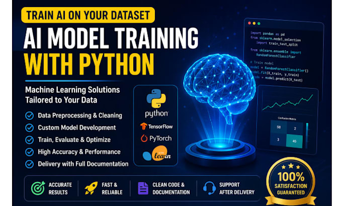 train ai on a dataset, python ai training, machine learning