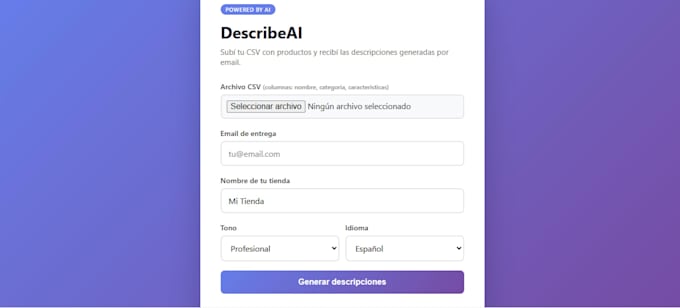 write bulk ai product descriptions for shopify ecommerce stores
