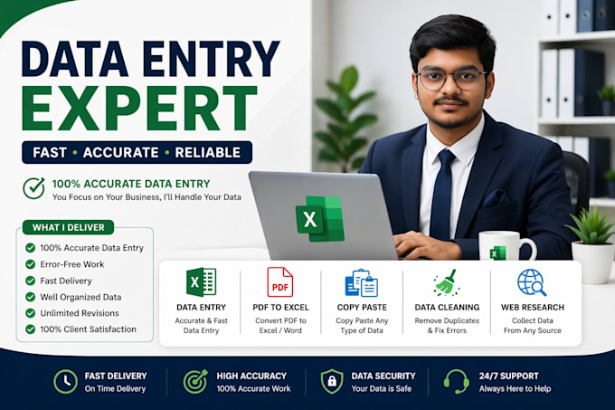 provide fast and reliable data entry services