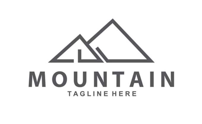 create minimalist line art logo