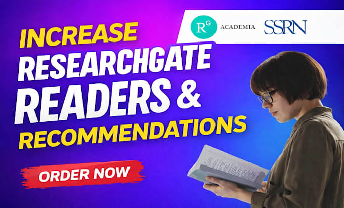 increase your readers and recommendations in researchgate