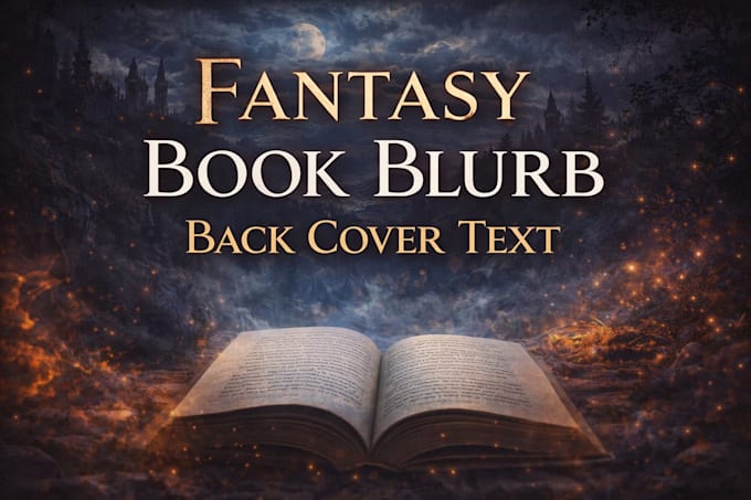 write a fantasy book blurb or back cover text