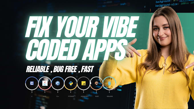 fix and develop your vibe coded python, js and java apps