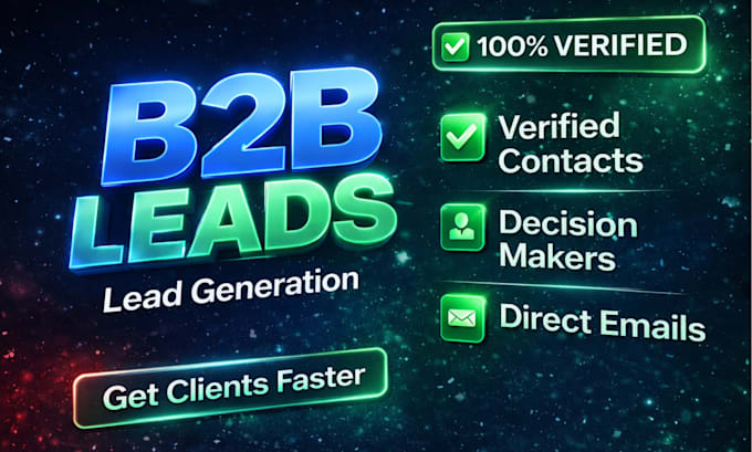 do targeted b2b lead generation with verified contacts