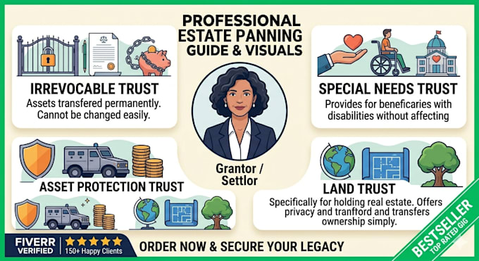 create a special needs trust or charitable trust with legal precision