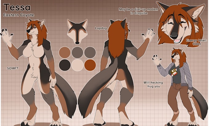 furry ref sheet anthro nsfw or sfw furry reference sheet fursona ref sheet