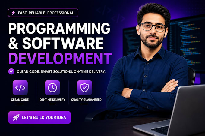 develop python java c cpp and javascript projects