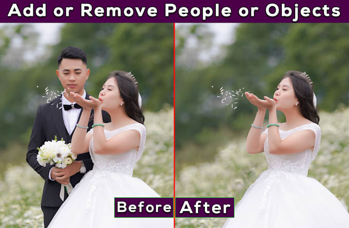 add, remove objects and people with photoshop