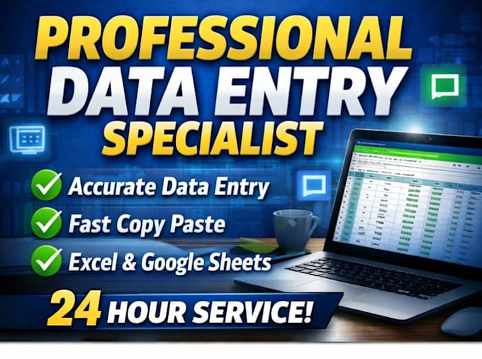 do professional data entry,web research and copypaste work