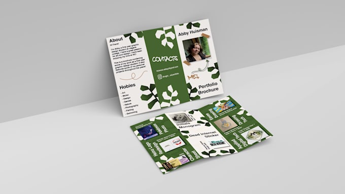 create a print ready brochure file