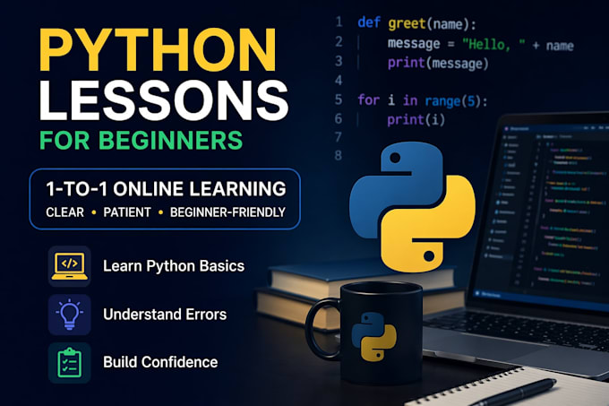 teach you python as a complete beginner