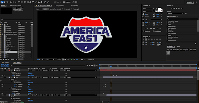 create logo animations in adobe affter effects