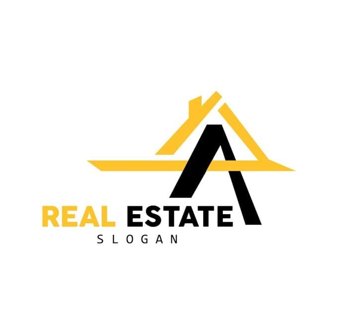 design modern property, construction and realty logo