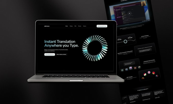 design and develop a modern custom saas or tech website