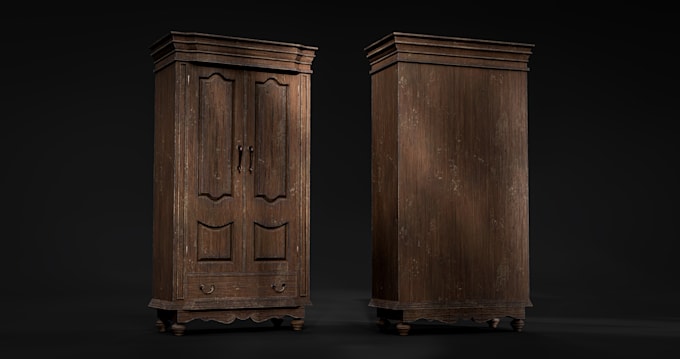 3d game assets with pbr texturing for your project