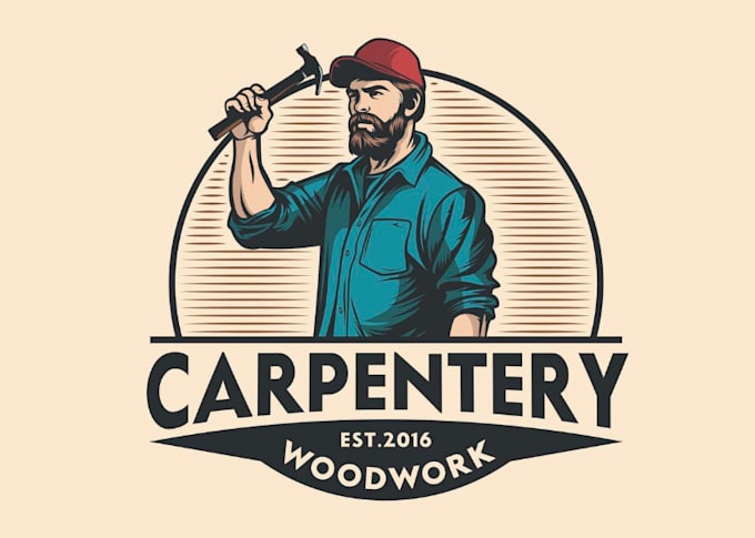 make woodworking, carpentry, furniture and handyman logo