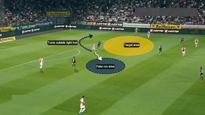 run 1 on 1 football training session using video analysis