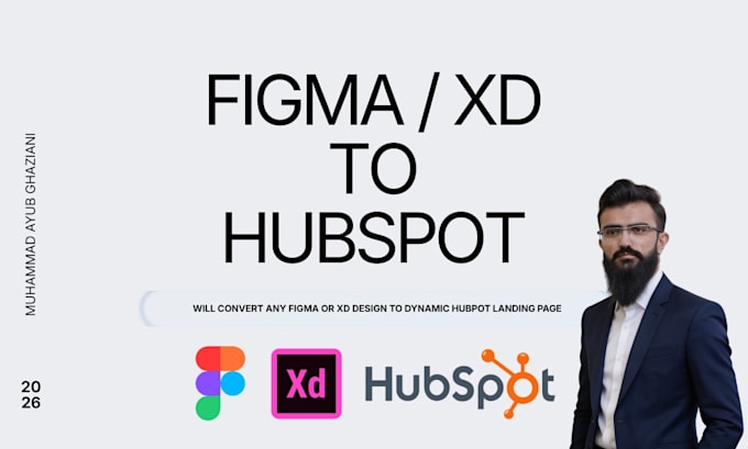 be your expert hubspot developer for figma or xd to cms conversion