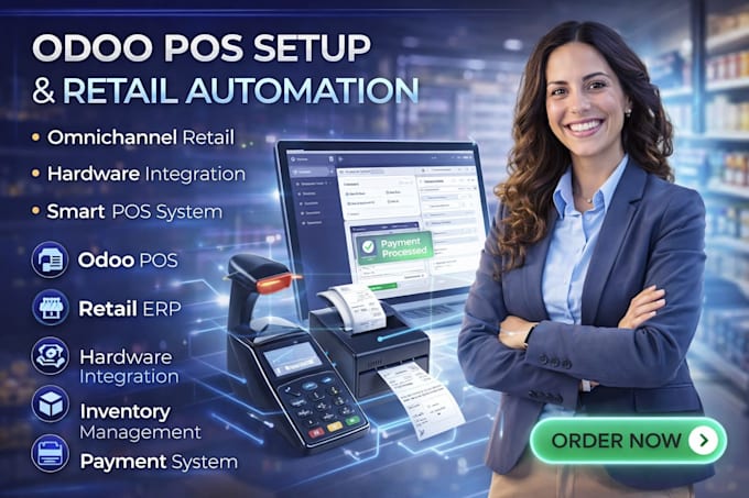 do odoo pos setup retail omnichannel and hardware integration