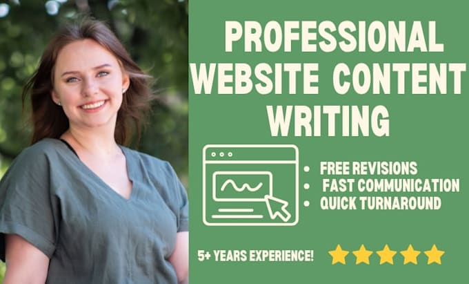 write engaging website content