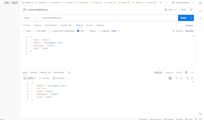 build a vehicle rental backend system in java spring boot