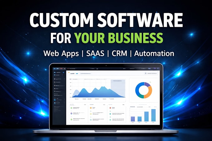 Build custom software web app saas crm for business by Segun_benjamin ...