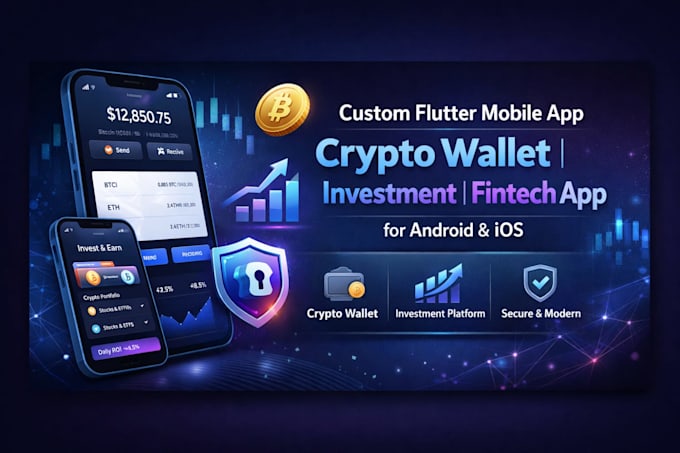 build crypto wallet app or fiat mobile wallets and exchange platforms