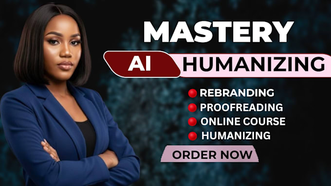 develop online course content, course curriculum, humanize ai content