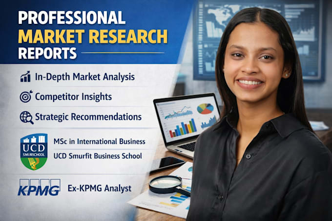 create a data driven market research report