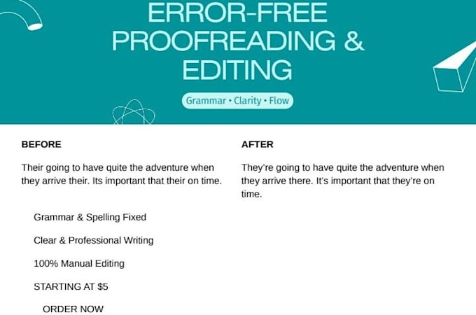 proofread your english documents and fix grammar errors