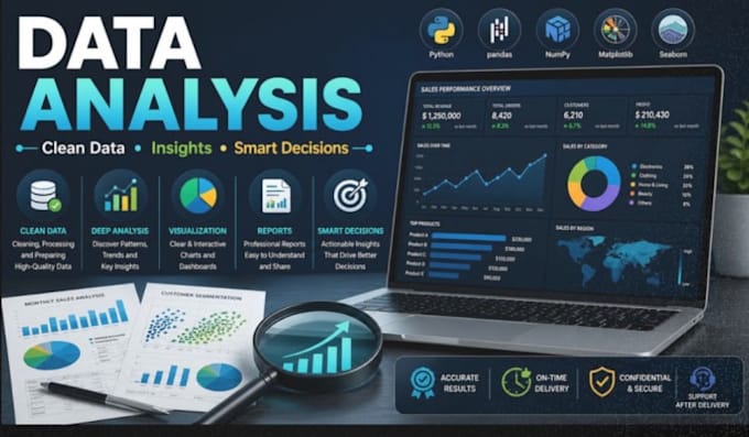 do data analysis eda cleaning and visualization using python excel google