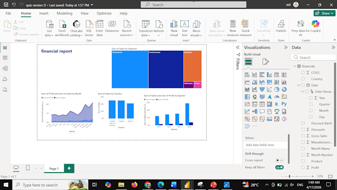 make a dashboard to make data easy to understand