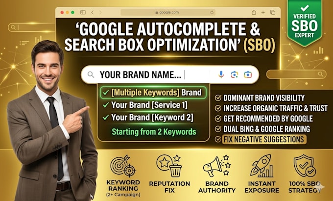 do google autocomplete and search box optimization for sbo brand authority