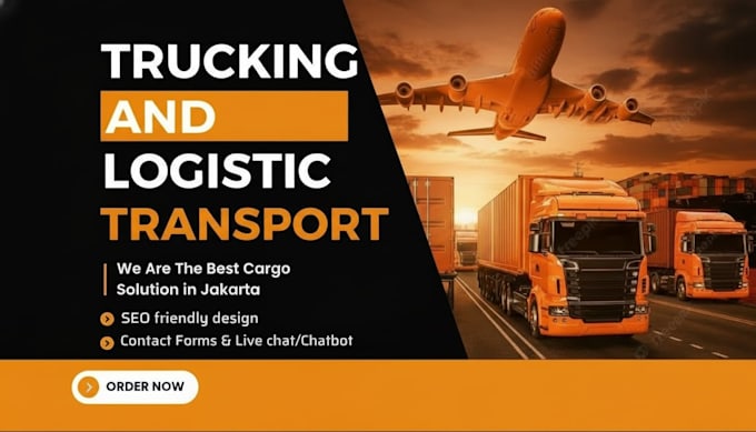 build professional trucking logistics website on wix