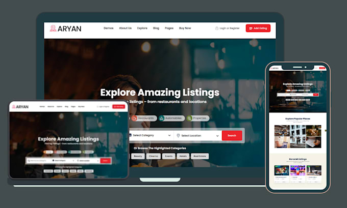 build geo directory business directory website geodirectory listing website