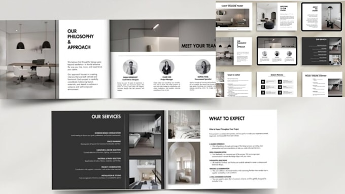 design full client onboarding kit, canva template, editable, guide