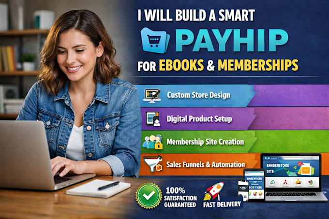 build a smart payhip store for ebooks and memberships